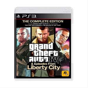 Grand Theft Auto GTA IV & Episodes From Liberty City – PS3 (usado)