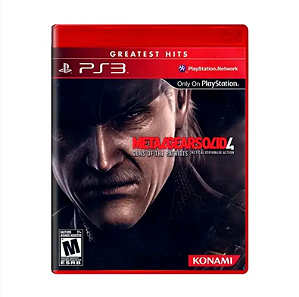 Metal Gear Solid 4: Guns of the Patriots - PS3 (Greatest Hits) (usado)