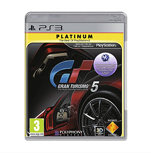 Gran Turismo 5 - PS3 (Platinum) (usado)