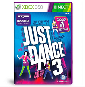 Just Dance 3 - Xbox 360 (usado)