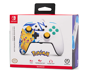 Controle PowerA Enhanced Wired Pokémon com fio