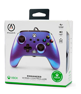 Controle PowerA Enhanced Xbox One - Series X|S - PC - Nebula