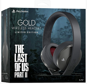 Sony Headset Playstation Wireless Edição Limitada Last Of Us Gold Series (usado)
