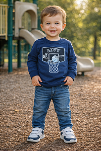 CAMISETA INFANTIL LIVY INVERNO BASKETBALL
