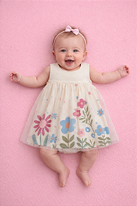 VESTIDO INFANTIL MON SUCRÉ FLORES