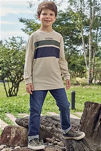 CAMISETA LUC BOO EM MALHA FLAMÊ INFANTIL MENINO – 89361