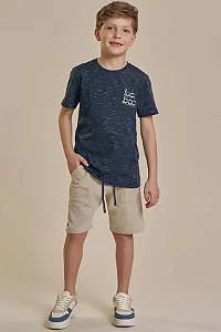 CONJUNTO LUC.BOO CAMISETA FLAMÊ E BERMUDA MOLETWILL – 92408