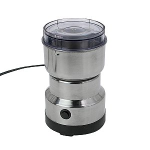 Moedor Triturador De Cafe Sementes Eletrico Aço Inox Mini 200W Voltagem:110v