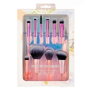Kit Real Techniques 10 Pincéis + Bolsa Travel