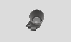 Suporte Manômetro 52mm Saída de ar lateral