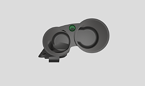 Suporte Manômetro duplo 52mm c/ Shift Light Saída de ar lateral