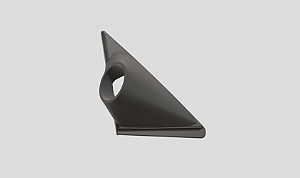 Moldura Interna do Retrovisor para Mini Tweeter, kit 2 vias