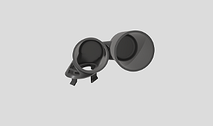 Suporte Manômetro duplo 52mm Saída de ar lateral