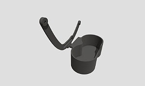 Porta Copos Lateral Console Central