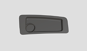 Tampa Airbag Delete Com Porta Copo