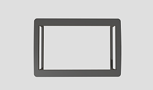 Moldura Multmídia 7" 2Din