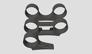 Suporte Manômetro 2x52mm e WD Nano Coluna de Direção