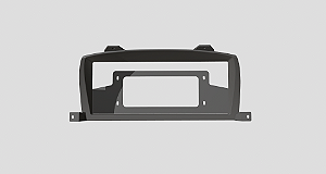 Moldura Ghost Dashboard Ford Escort Hobby 1995