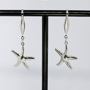 Brinco Doris Estrela do Mar em Aço Inox