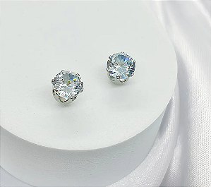 Brinco Hera Ponto de Luz Aço Inox