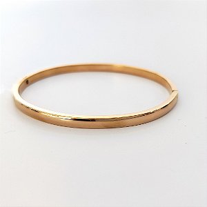 Bracelete Hebe em Aço Inox com Banho Dourado