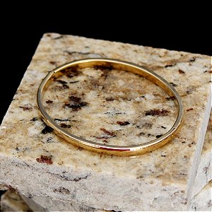 Bracelete Hebe em Aço Inox com Banho Dourado