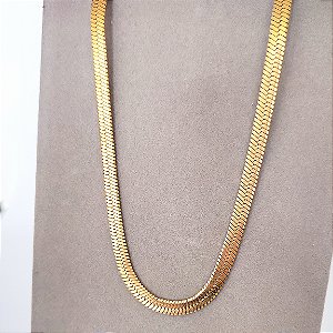Colar Epona em Aço Inox Dourado