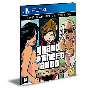 Grand Theft Auto The Trilogy The Definitive Edition PS4  Mídia Digital