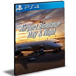 Airport Simulator Day & Night Ps4 e Ps5 Mídia Digital