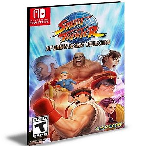 Street Figther 30th NIntendo Switch Português Mídia Digital
