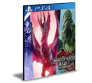 DLC Monster Hunter Rise Sunbreak Ps4 Psn Mídia Digital