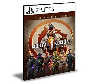DLC Mortal Kombat 1 Pacote Reina o Kaos Ps5 Mídia Digital