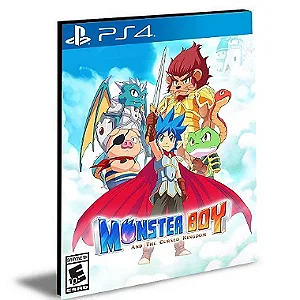 Monster Boy e o Reino Amaldiçoado Ps4 e PS5 Mídia Digital