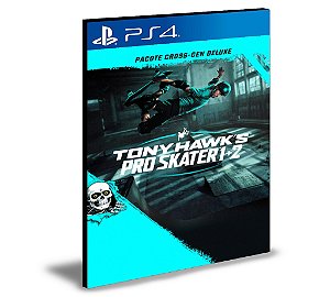 Tony Hawk's Pro Skater 1 + 2 - Pacote Cross-Gen Deluxe Ps4 Mídia Digital