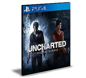 Pacote digital com UNCHARTED 4 A Thief's End e UNCHARTED The Lost Legacy Ps4 e PS5 Mídia Digital