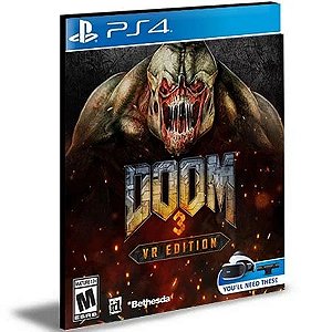 DOOM 3 VR Edition Ps4 Mídia Digital