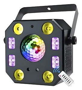 Super 5 Em 1 Led Efeito Show Iluminação 127/220v