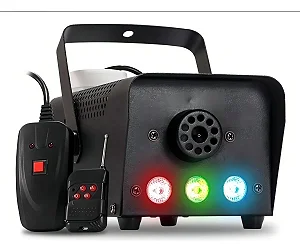 Máquina De Fumaça Showtech ST-MF7110 Dmx 3 Leds Rgb Controle S/ Fio 700w Cor Preto