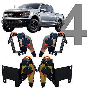 Catraca Fixa - F-150 (2023-2026) – Kit 4 Unidades | RastroFix