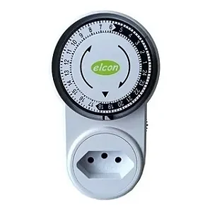 Interruptor Horário Bivolt TM-22 3 Pinos 3 Plugues