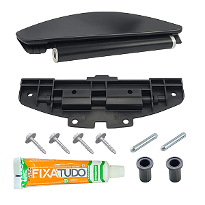 Dobradiça E Base Da Tampa Compativel Brastemp Bwg11 Bwh11