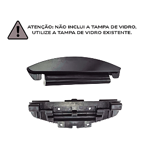 Dobradiça E Base Da Tampa Compativel Brastemp Bwg11 Bwh11
