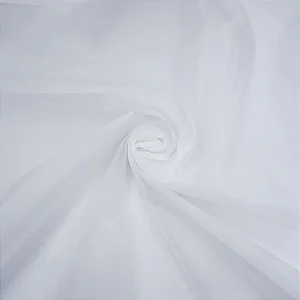 Tecido crinol branco x cm de largura, 12mt