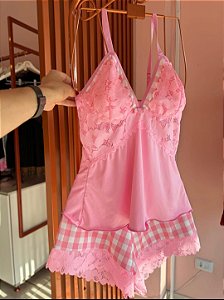 Baby Doll Doce Xadrez