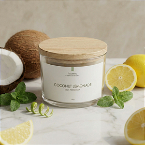 Vela Perfumada Premium 100g Coconut Lemonade