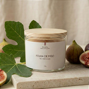 Vela Perfumada Premium 100g Folha de Figo