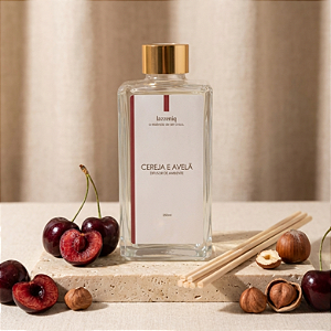 Difusor de Ambiente Premium 250ml Cereja e Avelã