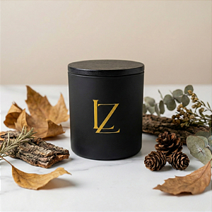 Vela Perfumada Premium 180g Cascas e Folhas