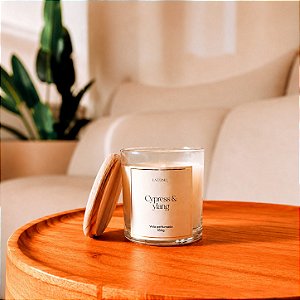 Vela Perfumada Premium 180g Cypress & Ylang