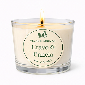 VELA AROMÁTICA CRAVO E CANELA